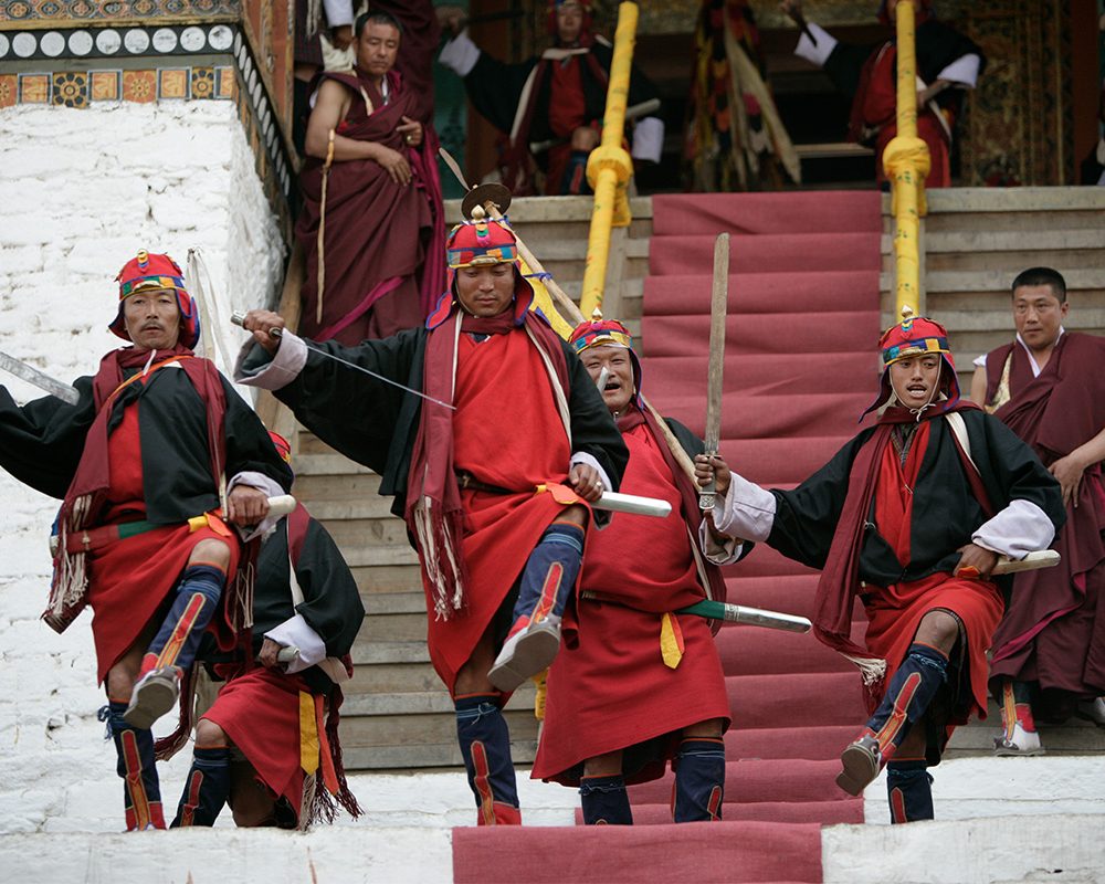 Punakha domche is the festival where the history is enacted