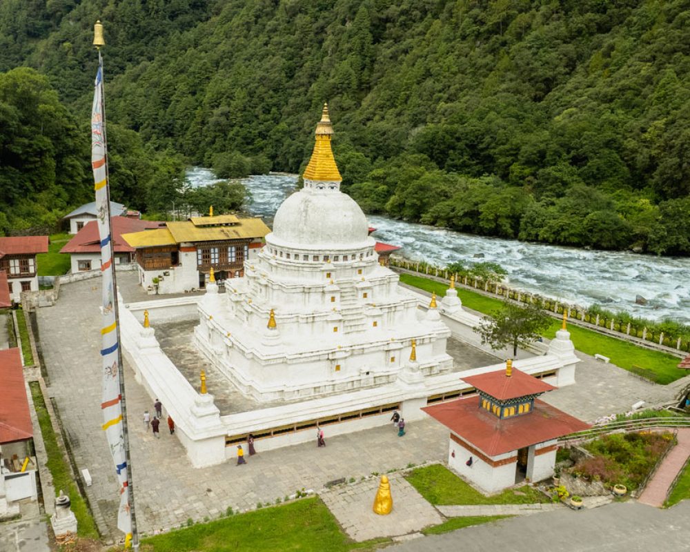 Chorten Kora stupa in Trashiyangtse, eastern Bhutan